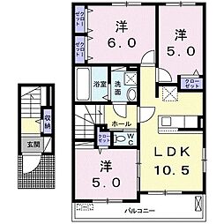 TTLien 3LDKの間取図画像