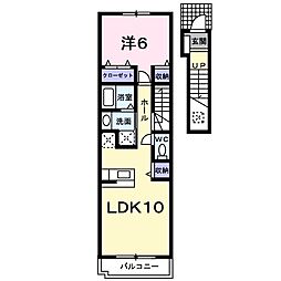 フォーサンズ3 1LDKの間取図画像