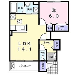 間取図画像 1LDK