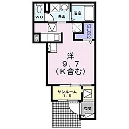 間取図画像 ワンルーム