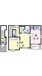 アルドール・K 1LDKの間取図画像