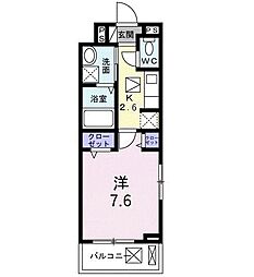 A&S 1Kの間取図画像