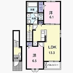 物件の間取り