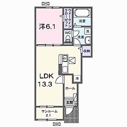 間取図画像 1LDK