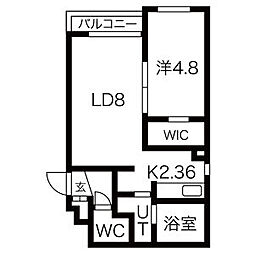 西線9条旭山公園通駅 5.3万円