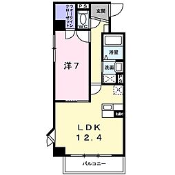 アバンツァート 1LDKの間取図画像