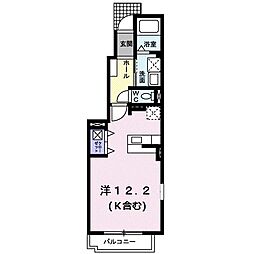 マーヴェラス空6 ワンルームの間取図画像