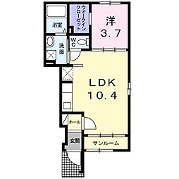 間取図画像 1LDK