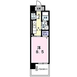 サニーキャンプ・今池 1Kの間取図画像