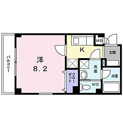 フェリエーラ南砂弐番館 1Kの間取図画像