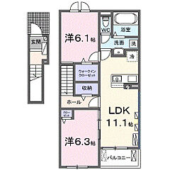 物件の間取り