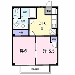 間取図画像 2DK