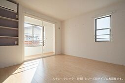 リズブラン　モーム 205 2階ワンルームのリビング/ダイニング