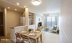 ゼファーII 202 2階2LDKのリビング/ダイニング