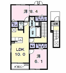 フェリーチェ 2LDKの間取図画像