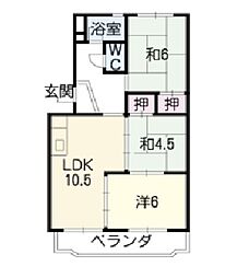 フラッツエポック 3LDKの間取図画像