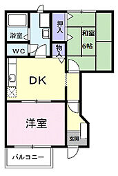 間取図画像 2DK