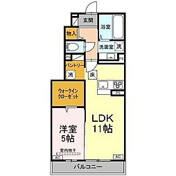 間取図画像 1LDK