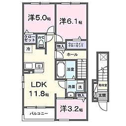 グランデ・ヴェリタ 3LDKの間取図画像