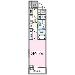 (仮称)東新井アパート 1Kの間取図画像