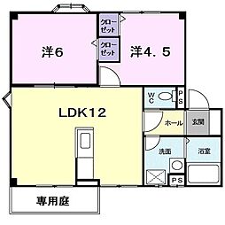 ウイニングラン2 2LDKの間取図画像
