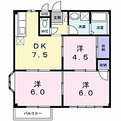物件の間取り