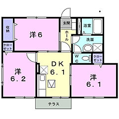 物件の間取り