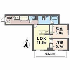 物件の間取り