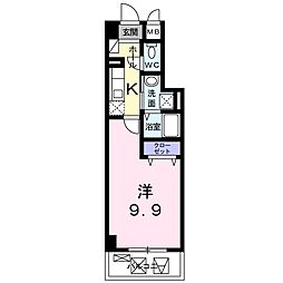 GoodLife 1Kの間取図画像