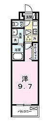 エコー 1Kの間取図画像