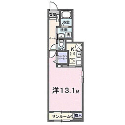 EL・P 1Kの間取図画像