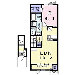 カルーナ 1LDKの間取図画像