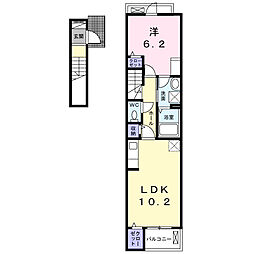 グレイス フォーラム 1LDKの間取図画像