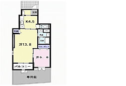 シャルマン 2Kの間取図画像