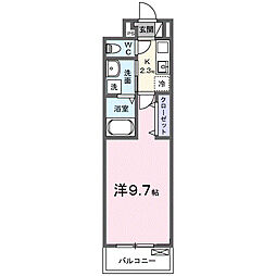 エクセレンス Z900 RS 1Kの間取図画像