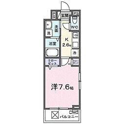 エクセレンス Z900 RS 1Kの間取図画像