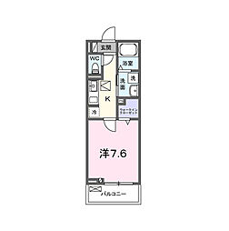 ニフティ レジデンス 1Kの間取図画像