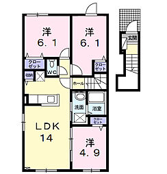 シリンクス M 3LDKの間取図画像