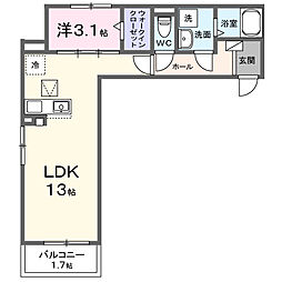末広2丁目アパート(028854801) 1LDKの間取図画像