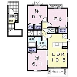 シエル・エトワレ 3LDKの間取図画像