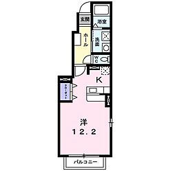 ブリッサ・ハウス 1Kの間取図画像
