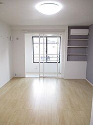 セント・ヴィラージュII 201 2階1Kのリビング/ダイニング