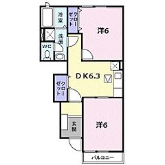物件の間取り