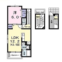 ベルフィオーレ 1LDKの間取図画像