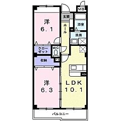 物件の間取り