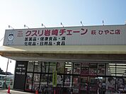 【ドラッグストア】くすり岩崎チェーン萩ひやこ店まで1100ｍ