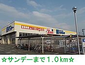 【ホームセンター】サンデーまで1000ｍ