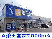 【ドラッグストア】薬王堂まで550ｍ