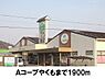 周辺：【スーパー】Ａコープやくもまで1900ｍ