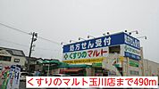 【ドラッグストア】くすりのマルト玉川店まで490ｍ